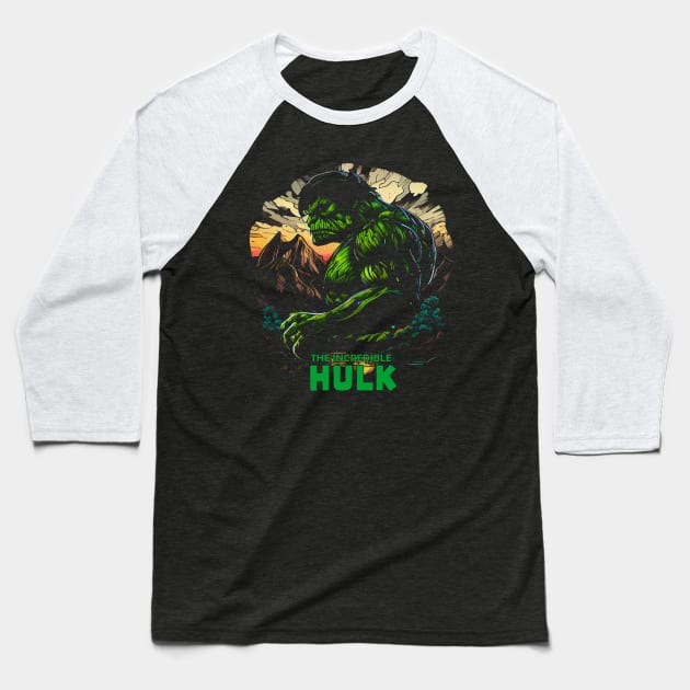 Hulk Smash!!! Baseball T-Shirt by gblackid